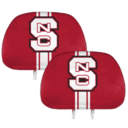 North Carolina State Wolfpack Printed Head Rest Cover Set - 2 Pieces
