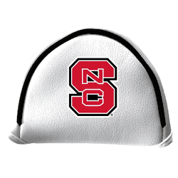 North Carolina State Wolfpack Putter Cover - Mallet (White)