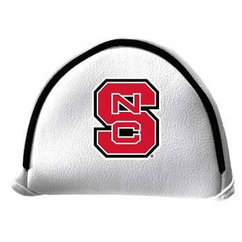 North Carolina State Wolfpack Putter Cover - Mallet (White)