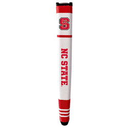 North Carolina State Wolfpack Putter Grip (White with colored stripes)