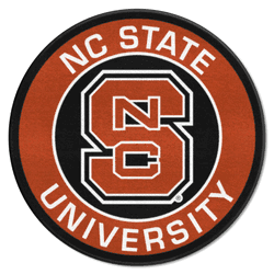 North Carolina State Wolfpack Roundel Rug - 27in. Diameter, NSC Logo
