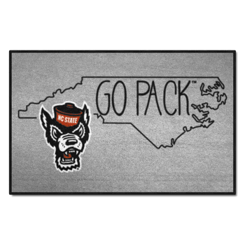 North Carolina State Wolfpack Southern Style Starter Mat Accent Rug - 19in. x 30in.