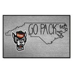 North Carolina State Wolfpack Southern Style Starter Mat Accent Rug - 19in. x 30in.