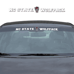 North Carolina State Wolfpack Sun Stripe Windshield Decal 3.25 in. x 34 in.