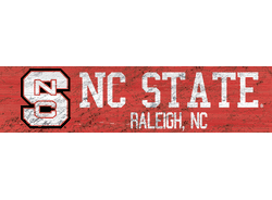 North Carolina State Wolfpack Team Name Sign