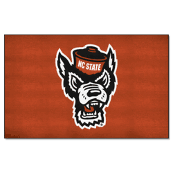 North Carolina State Wolfpack Ulti-Mat Rug - 5ft. x 8ft., Wolf Logo