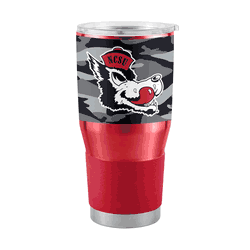 North Carolina State Wolfpack Vault 30oz Camo Stainless Steel Tumbler