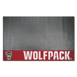 North Carolina State Wolfpack Vinyl Grill Mat - 26in. x 42in., Wolf Logo