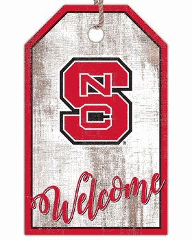 North Carolina State Wolfpack Welcome Team Tag 11x19 Sign