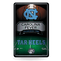 North Carolina Tar Heels  11" x 17" Metal Home Dcor Sign