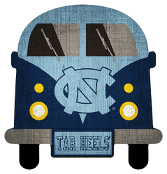North Carolina Tar Heels 12" Team Bus Sign