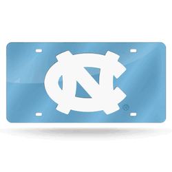 North Carolina Tar Heels  12" x 6" Laser Cut Tag For Car/Truck/SUV