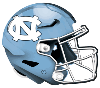 North Carolina Tar Heels 12in Authentic Helmet Sign