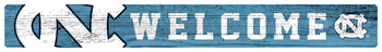 North Carolina Tar Heels 16in. Welcome Strip