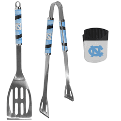 North Carolina Tar Heels 2 pc BBQ Set and Chip Clip