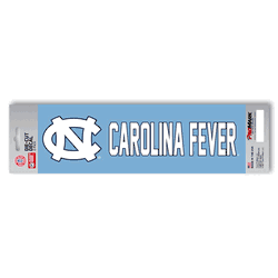 North Carolina Tar Heels 2 Piece Team Slogan Decal Sticker Set