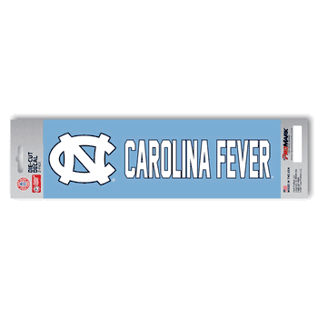 North Carolina Tar Heels 2 Piece Team Slogan Decal Sticker Set