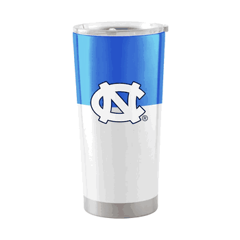 North Carolina Tar Heels 20oz Colorblock Stainless Tumbler