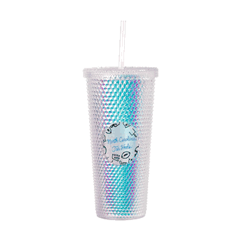 North Carolina Tar Heels 24oz Playmaker Iridescent Stud Tumbler