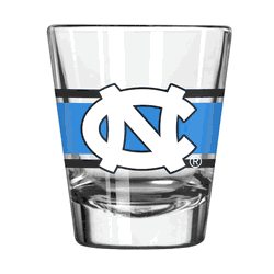 North Carolina Tar Heels 2oz Stripe Shot Glass
