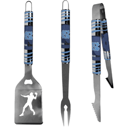 North Carolina Tar Heels 3 pc Tailgater BBQ Tools