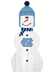 North Carolina Tar Heels 31" Snowman Leaner
