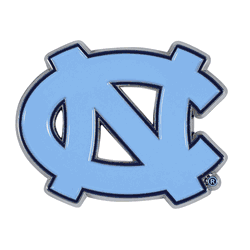 North Carolina Tar Heels 3D Color Metal Emblem