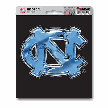 North Carolina Tar Heels 3D Decal Sticker
