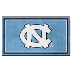 North Carolina Tar Heels 3ft. x 5ft. Plush Area Rug