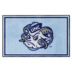 North Carolina Tar Heels 4ft. x 6ft. Plush Area Rug, Ram