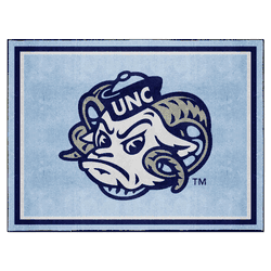 North Carolina Tar Heels 8ft. x 10 ft. Plush Area Rug, Ram