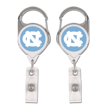 North Carolina Tar Heels Badge Holder Premium Retractable