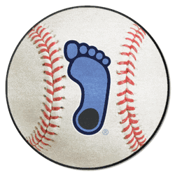 North Carolina Tar Heels Baseball Rug - 27in. Diameter, Tar Heel Logo