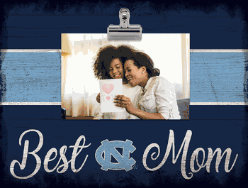 North Carolina Tar Heels Best Mom with Stripe Clip Frame
