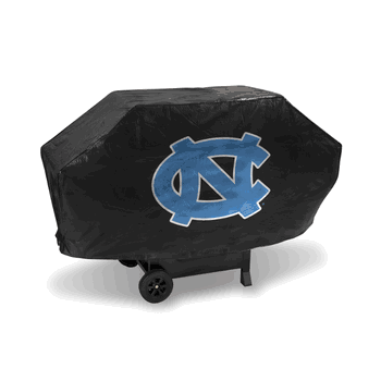 North Carolina Tar Heels Black Deluxe Vinyl Grill Cover - 68