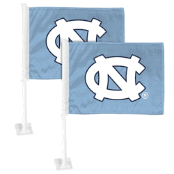 North Carolina Tar Heels Car Flag Large 1pc 11" x 14"
