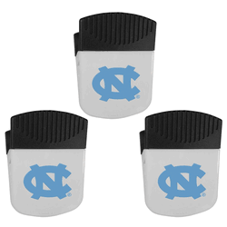 North Carolina Tar Heels Chip Clip Magnets, 3pk