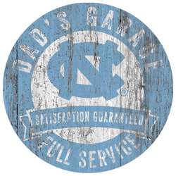 North Carolina Tar Heels Dad's Garage Sign