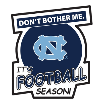 North Carolina Tar Heels Don't Bother Me Auto Decal