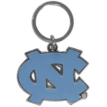 North Carolina Tar Heels Enameled Key Chain