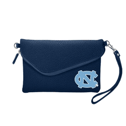 North Carolina Tar Heels Fold Over Crossbody Pebble Navy