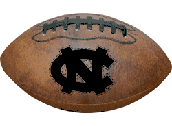North Carolina Tar Heels Football Vintage Throwback 9 Inches