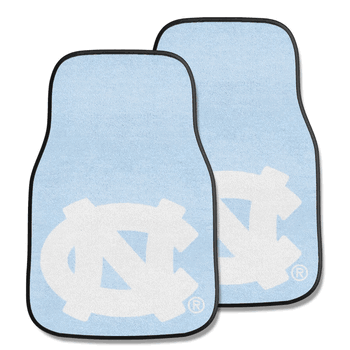 North Carolina Tar Heels Front Carpet Car Mat Set - 2 Pieces