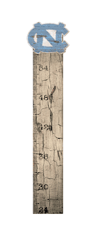 North Carolina Tar Heels Growth Chart Sign 6x36