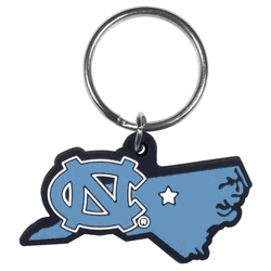 North Carolina Tar Heels Home State Flexi Key Chain