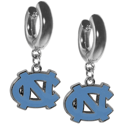 North Carolina Tar Heels Huggie Hoop Earrings