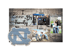 North Carolina Tar Heels I Love my Family Clip Frame