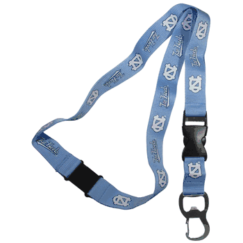 North Carolina Tar Heels Lanyard, Bottle Opener
