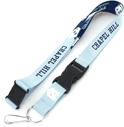 North Carolina Tar Heels Lanyard Breakaway Style Slogan Design