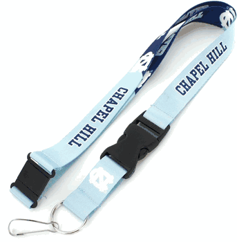 North Carolina Tar Heels Lanyard Breakaway Style Slogan Design